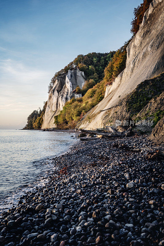 Chalk Cliffs at Møns Klint in Denmark